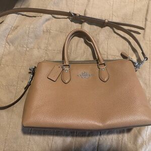 Camel Coach Georgia Satchel Bag